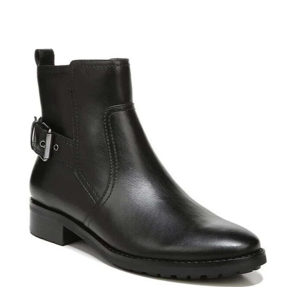 27 Edit Naturalizer Women Black Leather Karleen Ankle Bootie 8